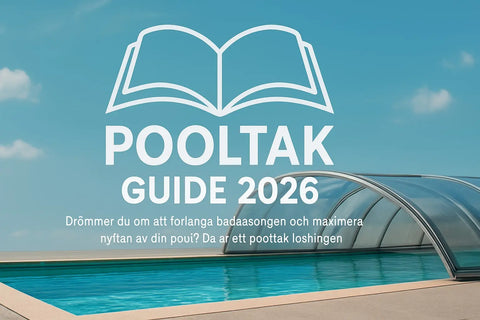 Transparentt, böjt glas-pooltak med metallram för poolskydd 2026