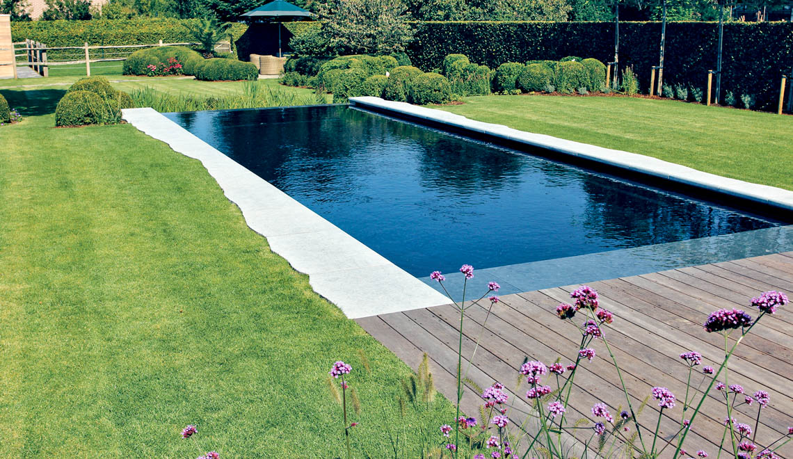 Leisurepools Cube Høyvannslinje 4×9–12 m, 1,5 m dybde