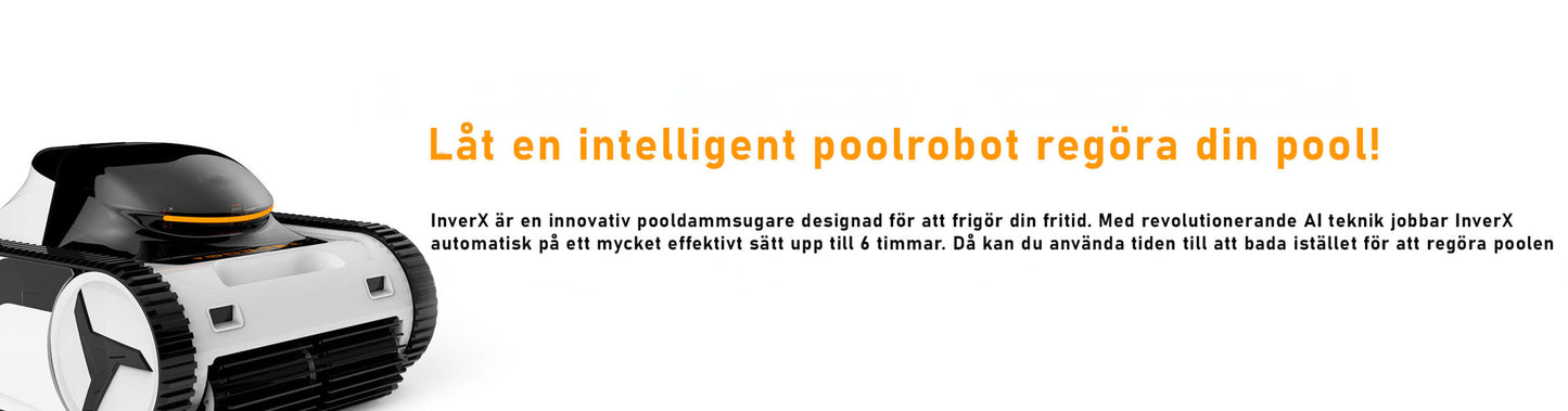 Bassengrobot XWarrior InverX X60 AI trådløs vegg og bunn