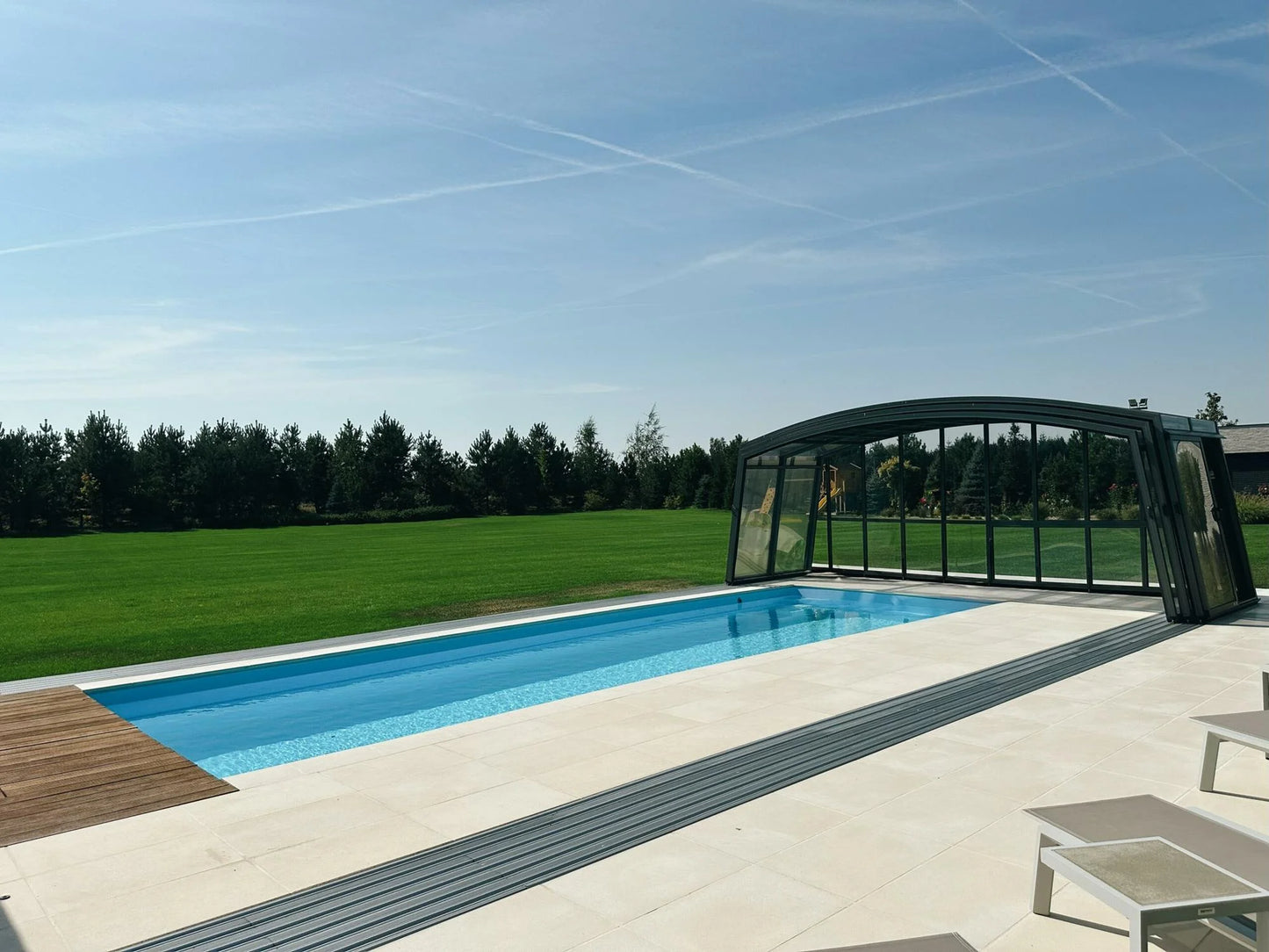 Glassfiberbasseng Bahama 600 6,10m x 3,75m x 1,50m