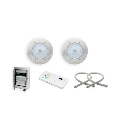 Pahlen Belysningspaket PREMIUM+ med vita runda LED-poolljus