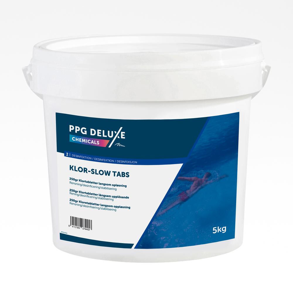 PPG Deluxe långsamklortabletter 250 g, 5 kg