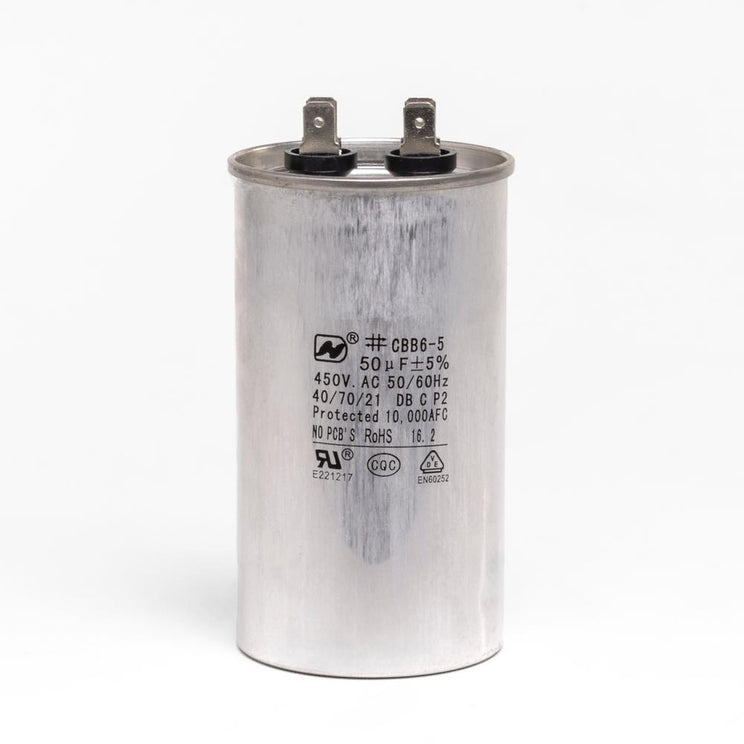 Kompressorkondensator 50 µF till 34-180102, 34-180122 och 34-180132
