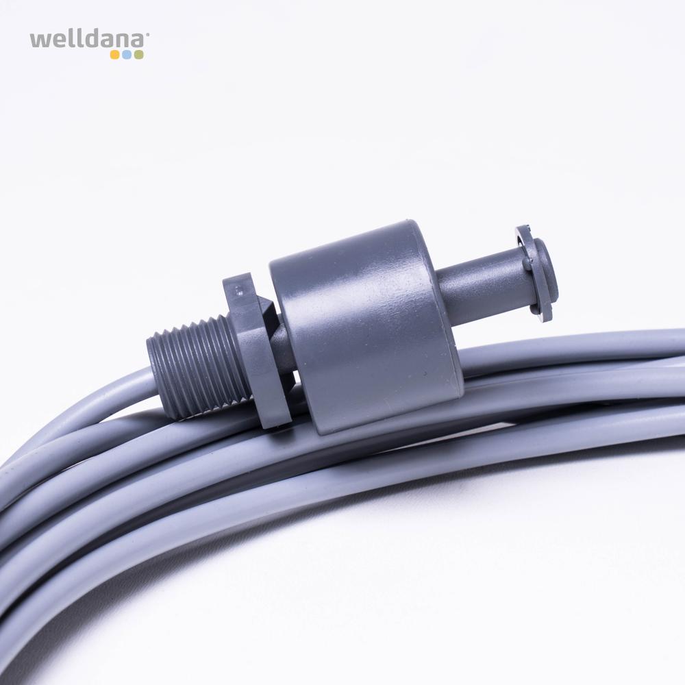 Welldana flottörgivare 12 V med 5 m kabel