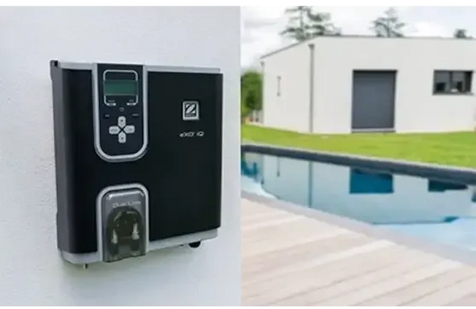 Zodiac Exo väggmonterad EV-laddstation med inbyggd anslutning, svart och silver