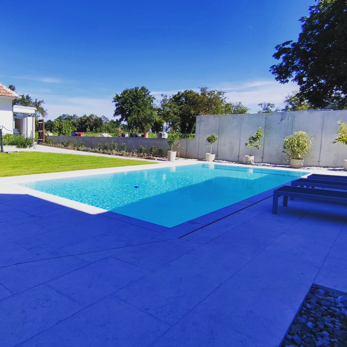 Pooltime Eksklusiv overflow PP-pool balansetank 4 x 8 x 1,5 m