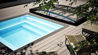 Minibasseng Velværebasseng 2,25 × 3,75 m