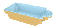 Glassfiberbasseng Aves 705 7,05m x 3,20m x 1,55m