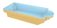 Glassfiberbasseng Aves 800 8,00m x 3,20m x 1,55m