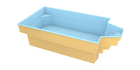 Glassfiberbasseng Grenada 600 6,00m x 3,00m x 1,52m