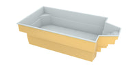 Glassfiberbasseng Grenada 600 6,00m x 3,00m x 1,52m