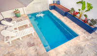 Fritidsbassenger Harmony 2,9×5–8 m, dybde 1,29–1,76 m