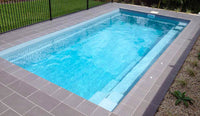 Fritidsbassenger Refleksjon 3,8 × 7–10 m, 1,28–1,84 m dybde