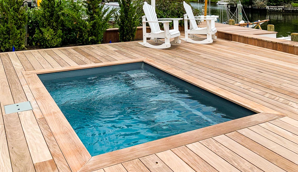Leisurepools Fiji Plunge 2,9x2,1m, 1,35m dybde