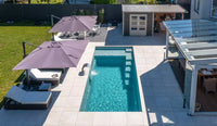 Leisurepools presisjonshøyvannslinje 3,2 × 5,1–8,1 m, 1,5 m dybde