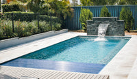 Leisurepools Reflection med lamellkasse 3,8 × 7,92–9,92 m, 1,28–1,78 m dybde