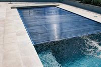 Leisurepools Reflection med lamellkasse 3,8 × 7,92–9,92 m, 1,28–1,78 m dybde