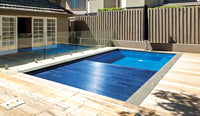 Leisurepools Reflection med lamellkasse 3,8 × 7,92–9,92 m, 1,28–1,78 m dybde