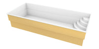 Glassfiberbasseng Papeete 700 7,00m x 3,50m x 1,50m
