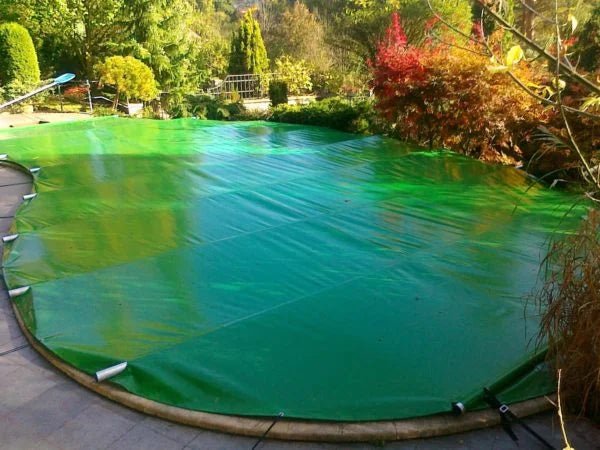 Rullbart bassengtrekk for 3,5×7 basseng inkl. manuell betjening