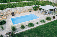 Glassfiberbasseng Aruba Plus 8,00m x 3,70m x 1,50m