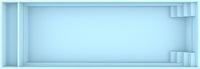 Glassfiberbasseng Bahama 11 11,10m x 3,75m x 1,50m