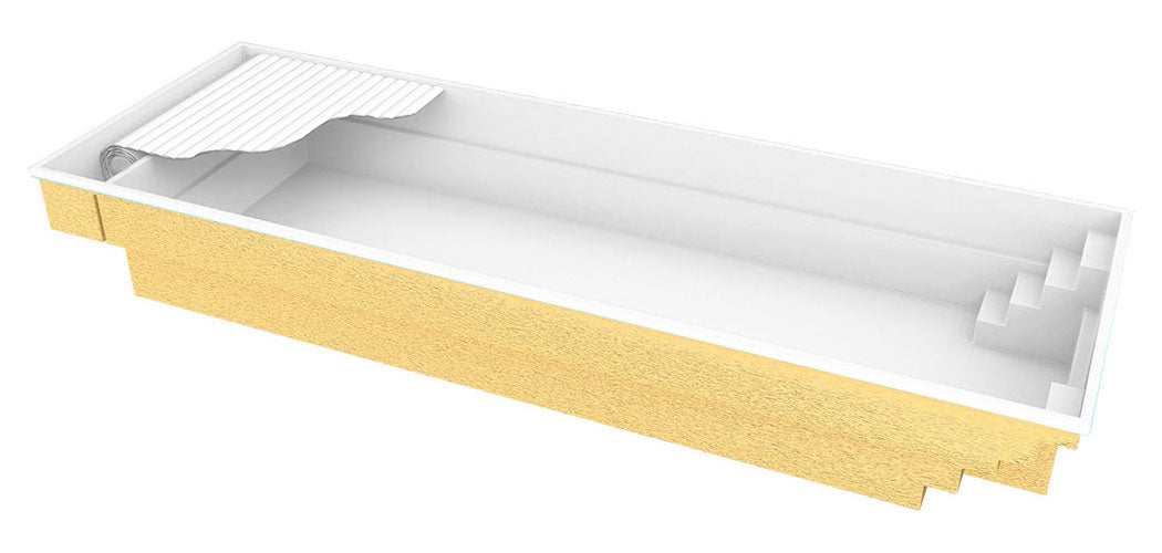 Glassfiberbasseng Bahama 11 11,10m x 3,75m x 1,50m