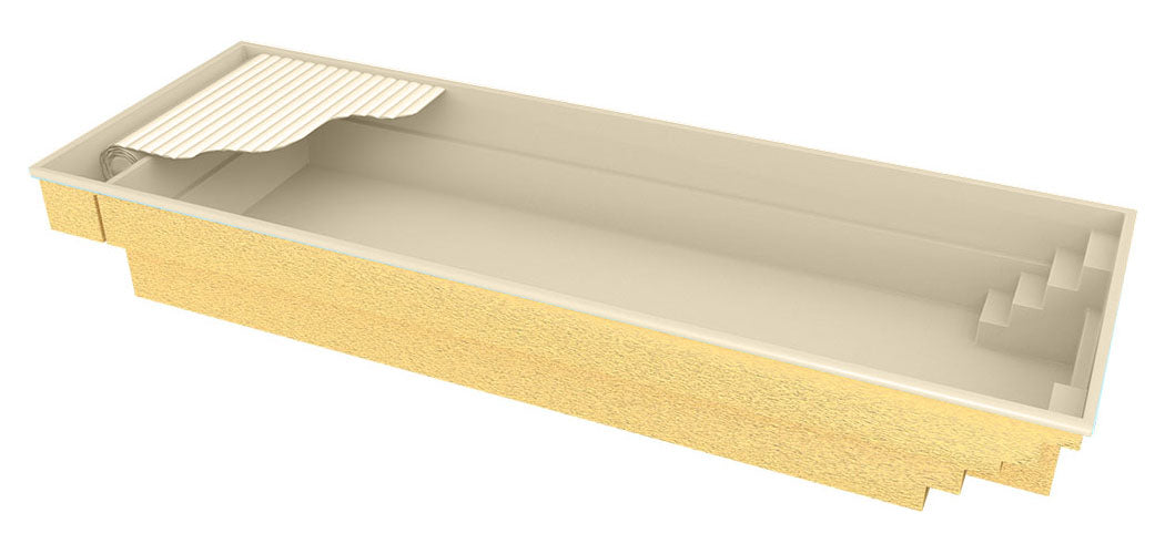 Glassfiberbasseng Bahama 11 11,10m x 3,75m x 1,50m