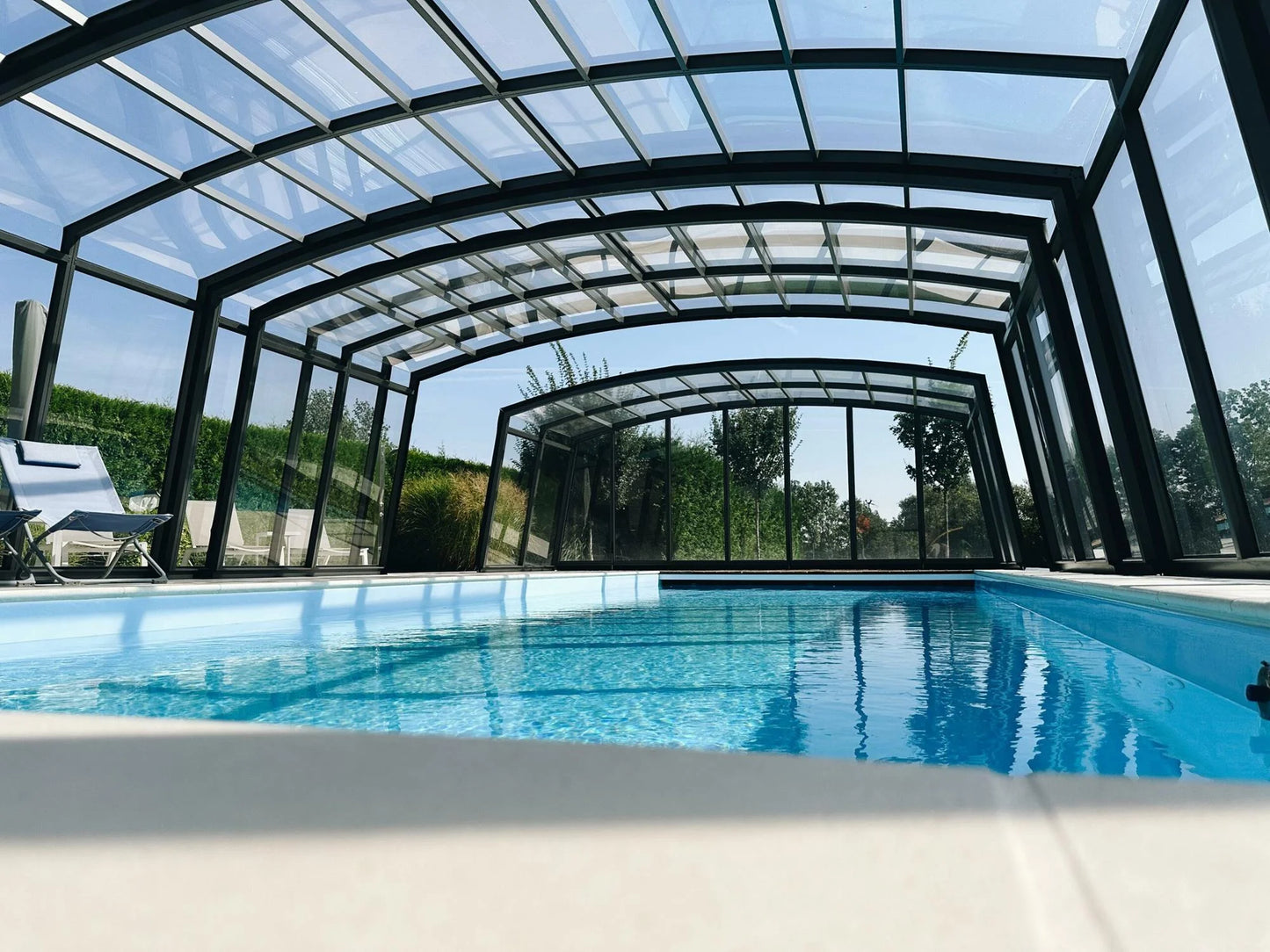 Glassfiberbasseng Bahama 600 6,10m x 3,75m x 1,50m