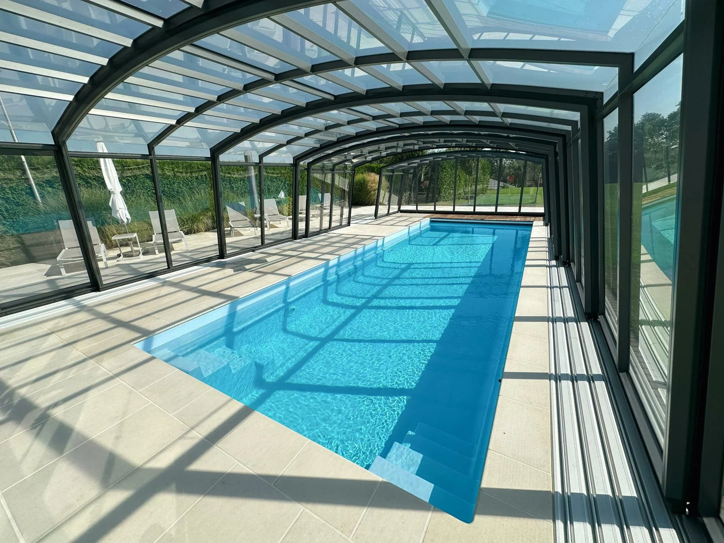 Glassfiberbasseng Bahama 600 6,10m x 3,75m x 1,50m