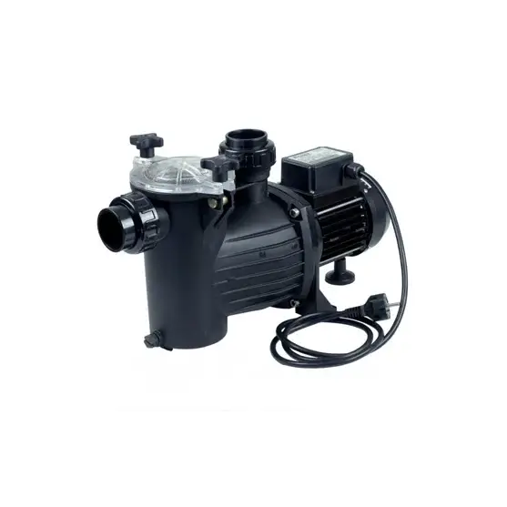 Brilix Preva cirkulationspump 12m3 för pool med svart pump och klar lock