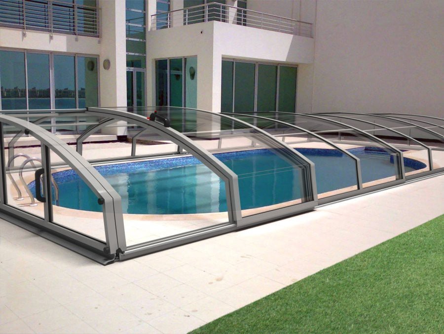 Bassengtrekk Infinity 4×8 Klar plast