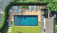 Pooltime Exclusive 10/20 mm skimmer Overjordisk PP-basseng 4 x 12 x 1,5 m
