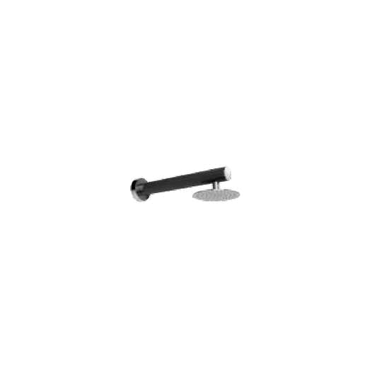 Inoxstyle Capri väggarm i kolfiber med runt duschhuvud