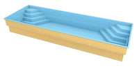 Glassfiberbasseng Jamaica 11,25m x 3,75m x 1,50m
