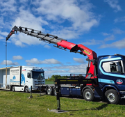 Kunden er selv ansvarlig for lossing med hjullaster / traktor / truck