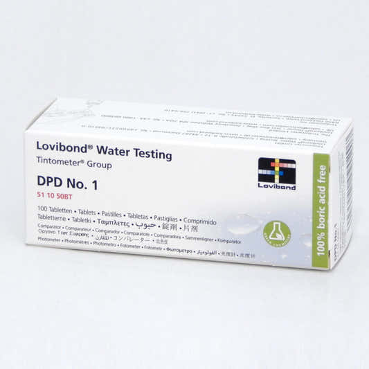 Testtabletter for fritt klor DPD1, 500 tabletter