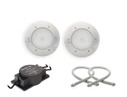 Belysning Bas Marine LED hvit
