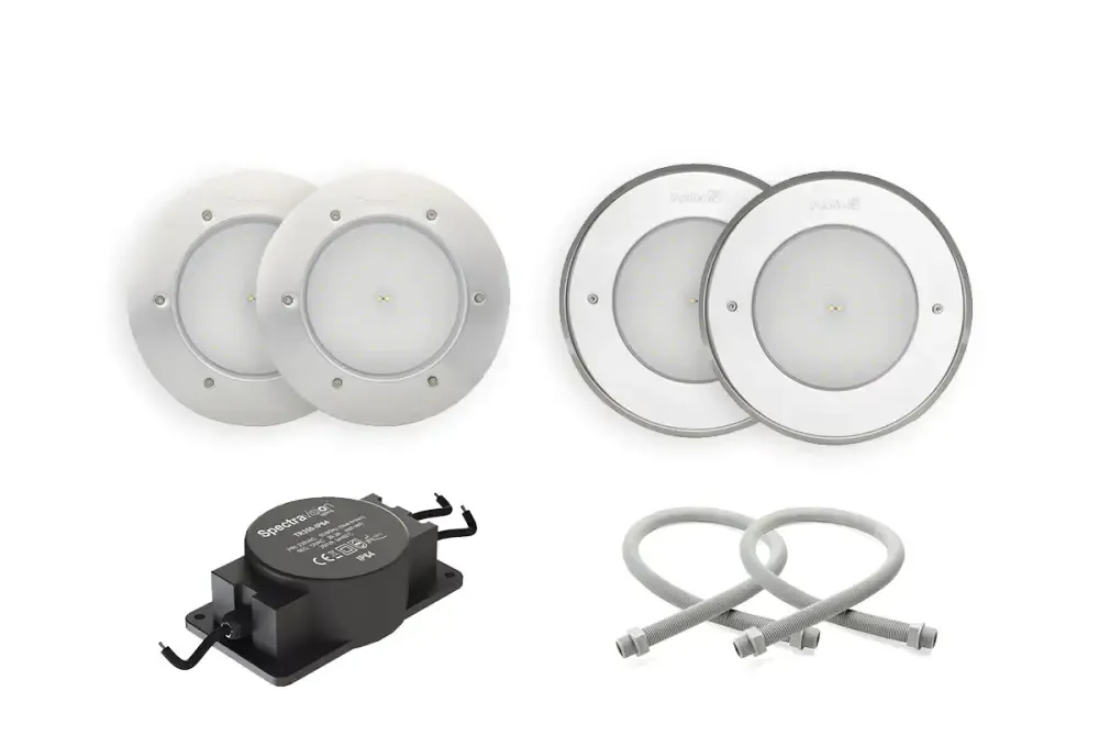 Pahlen belysningspaket bas med fyra infällda LED-lampor