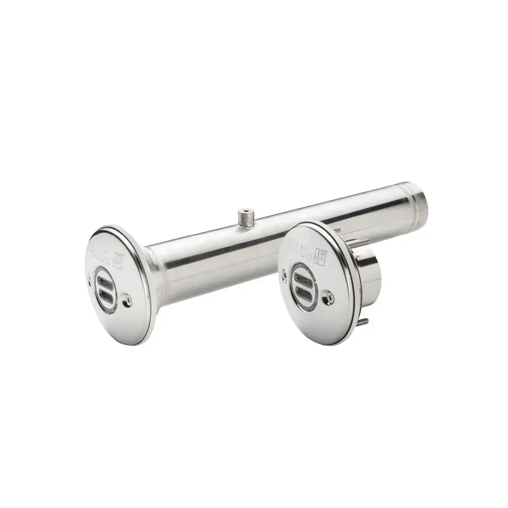 Pahlen Inloppsmunstycke Classic i rostfritt stål med kromfinish och USB-laddning