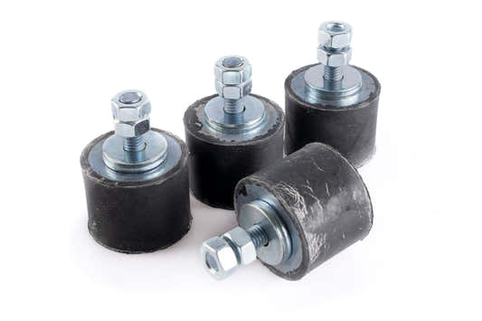 Gummiføtter til varmepumpe, 1 pakke=4 stk.