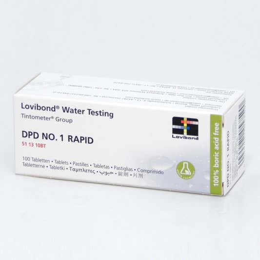 DPD1-testtabletter for fritt klor, 100 tabletter