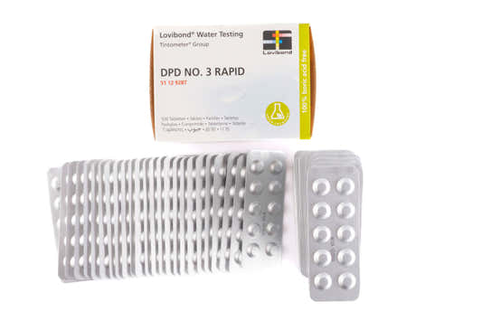 DPD3-testtabletter for totalt klor, 500 tabletter