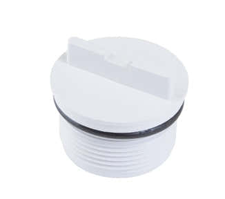 Vinterplugg R1½″ hvit + o-ring
