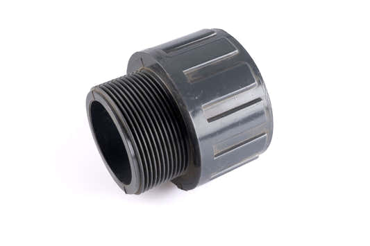 Nippel PVC utvendige gjenger ½ - 3/8″ innvendige gjenger