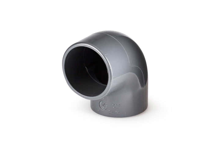 Vinkel PVC 90° Ø50, 24-pakning
