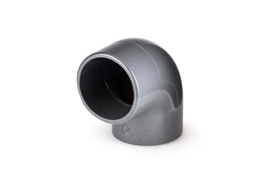 Vinkel PVC 90° Ø50, 24-pakning