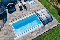 Glassfiberbasseng Papeete 700 7,00m x 3,50m x 1,50m