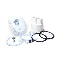 Vit ThermoPP Poolpaket QBig 3.5×7 vit plast pumpbostad med ribbad yta och centralt intag