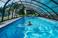 Glassfiberbasseng Trinidad 9,70m x 3,70m x 1,60m
